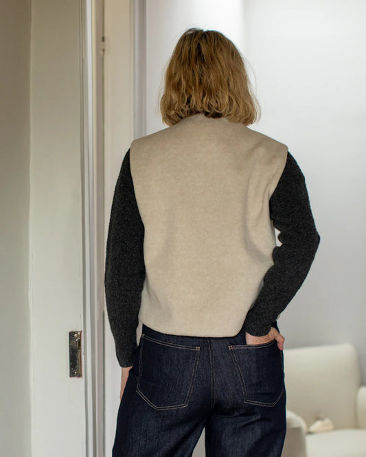 Chalk | Demi Gilet | Cream