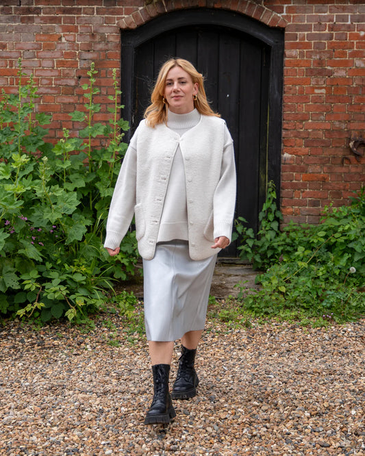 Chalk | Cleo Gilet | Off White