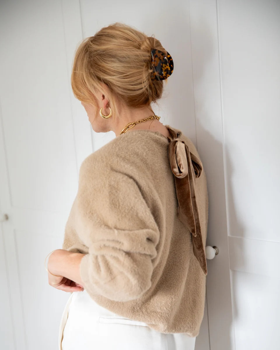 Chalk | Chilham Hair Claw | Dark Tortoiseshell