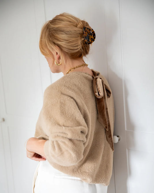 Chalk | Chilham Hair Claw | Dark Tortoiseshell