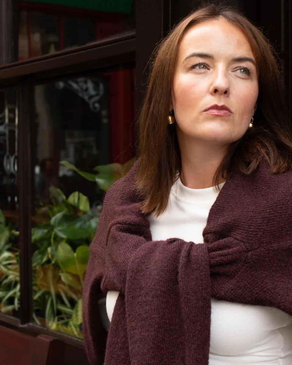 Chalk | Grace Cardigan | Plum