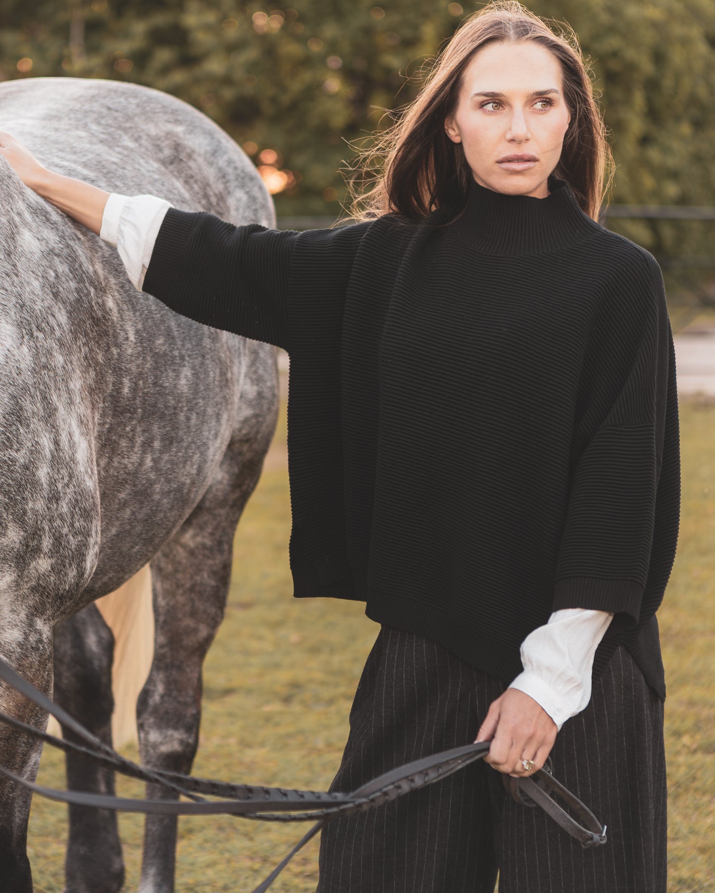 Chalk | Vicki Jumper | Black
