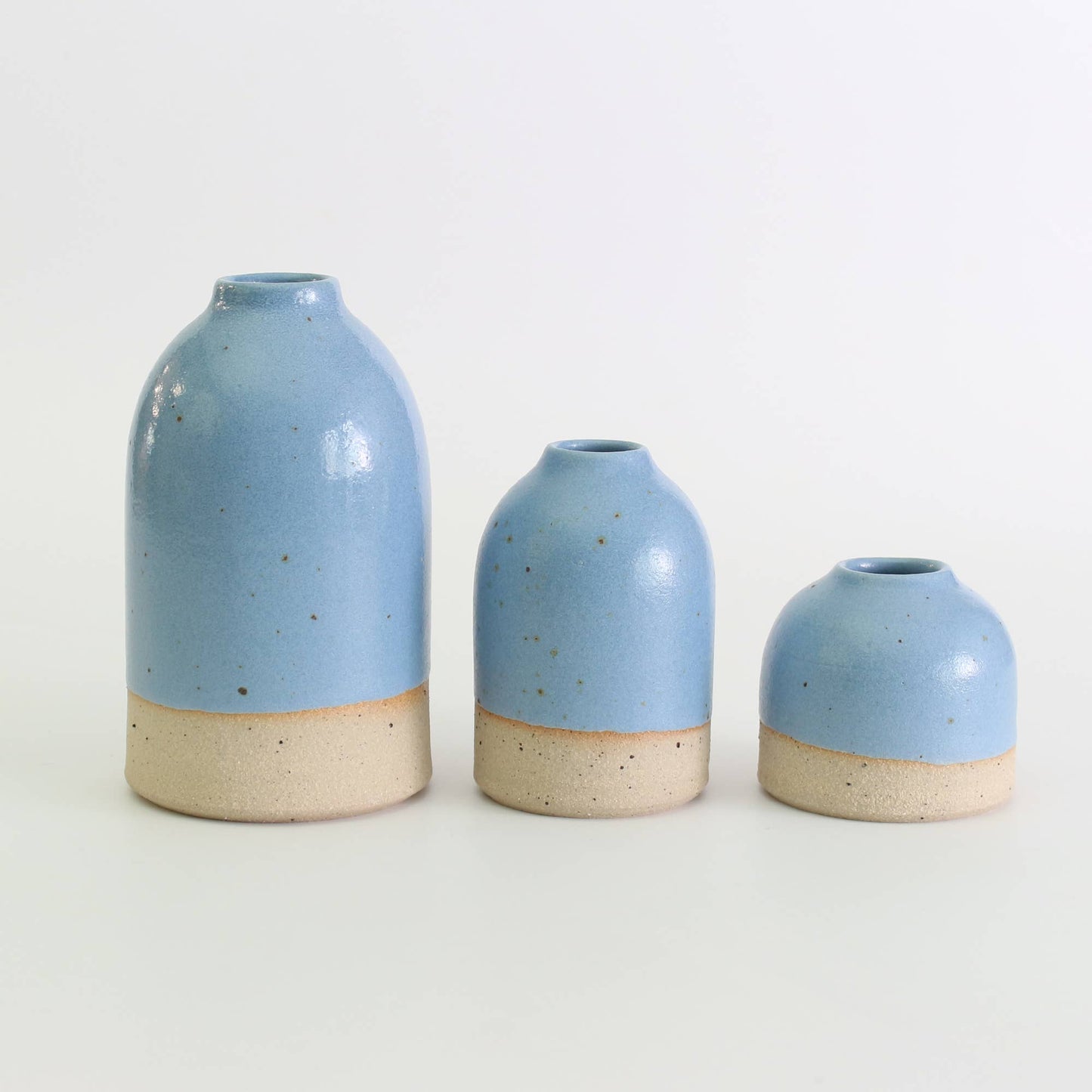Cornflower Blue Small Bud Vase Stoneware