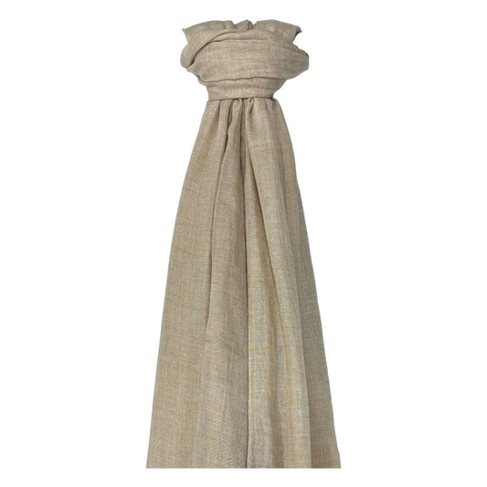 Big Plain Cotton Blend Scarf