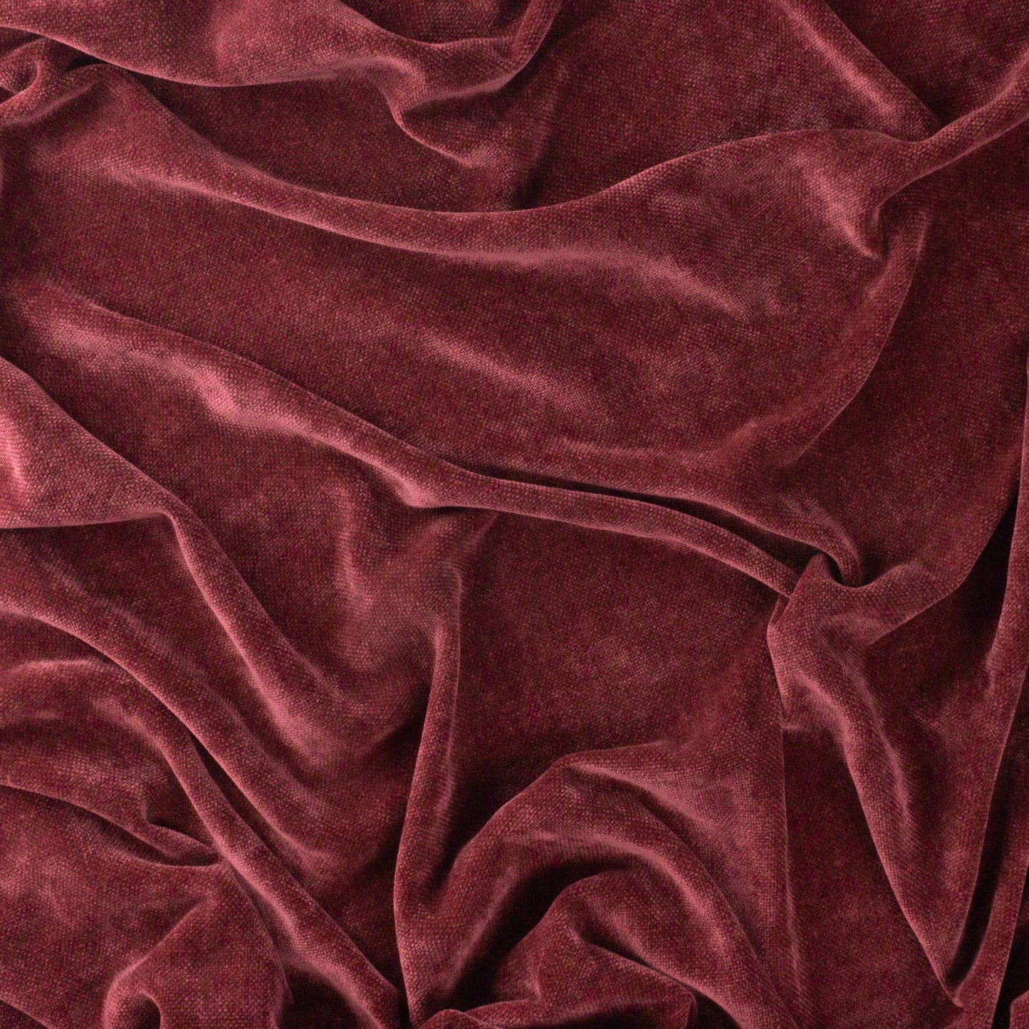 Heavy Chenille Velvet Throw | Beetroot