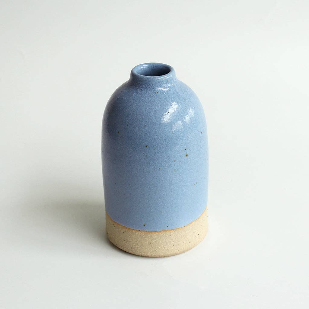Cornflower Blue Medium Vase Stoneware