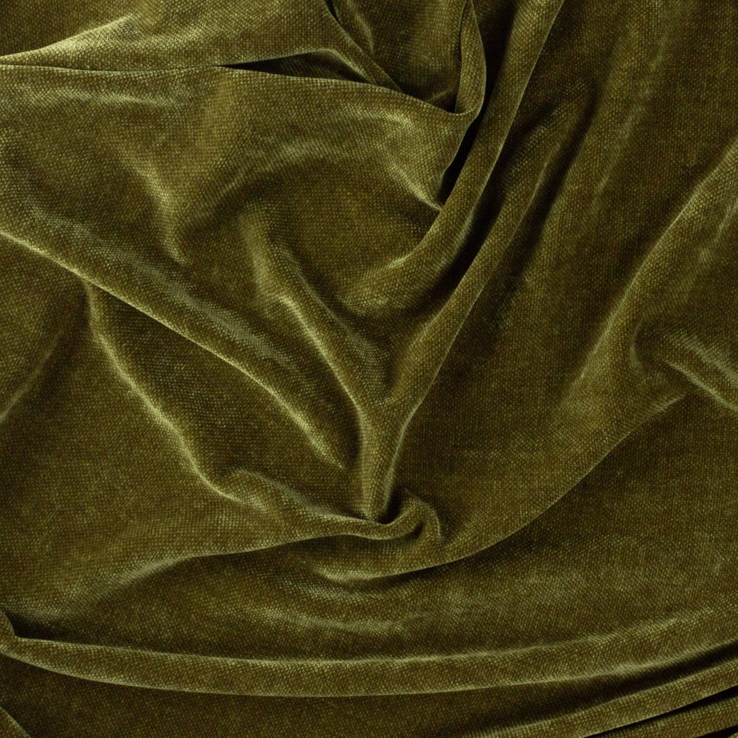 Heavy Chenille Velvet Throw | Olive