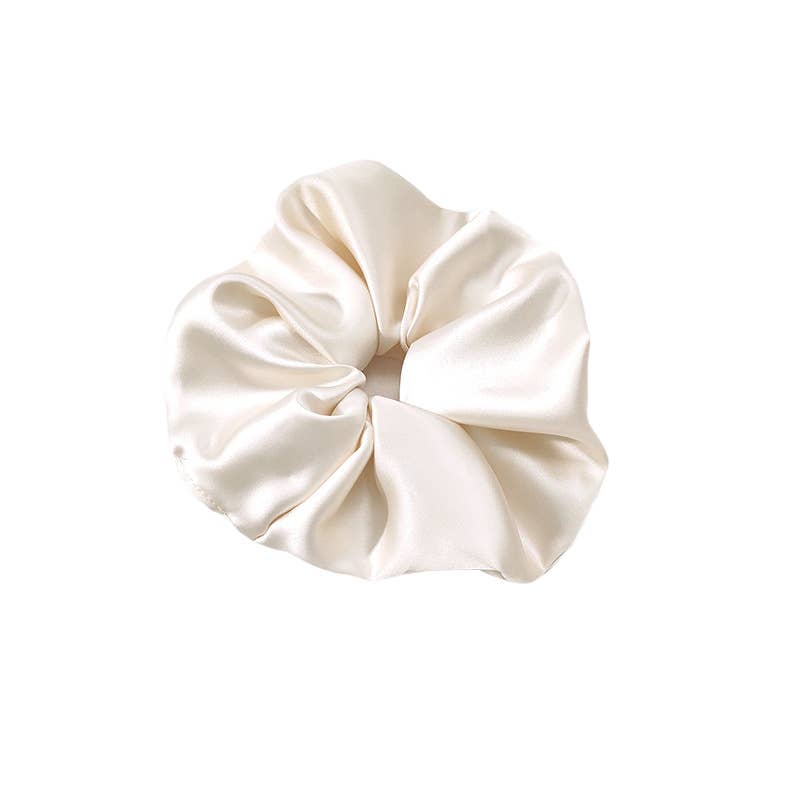 Extra Large Silky Scrunchie | Ivory