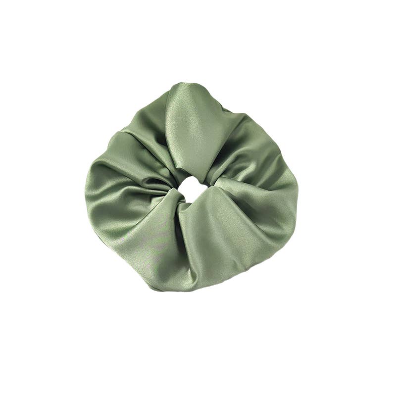Extra Large Silky Scrunchie | Fern