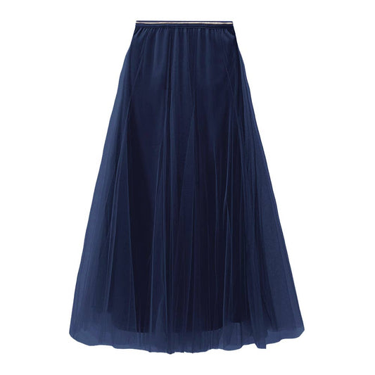 Tulle Layer Skirt in Navy