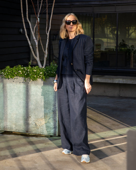 Chalk | Jasmine Trouser | Navy