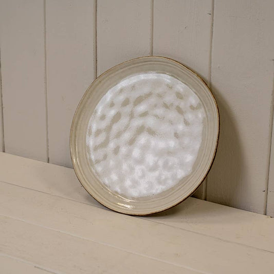 Reactive Grey Ceramic Plate