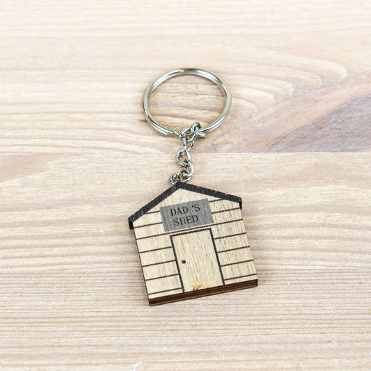 Dads Shed Keyring, 5cm