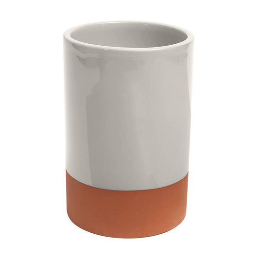 Sintra Glazed Terracotta Wine Cooler - Stone