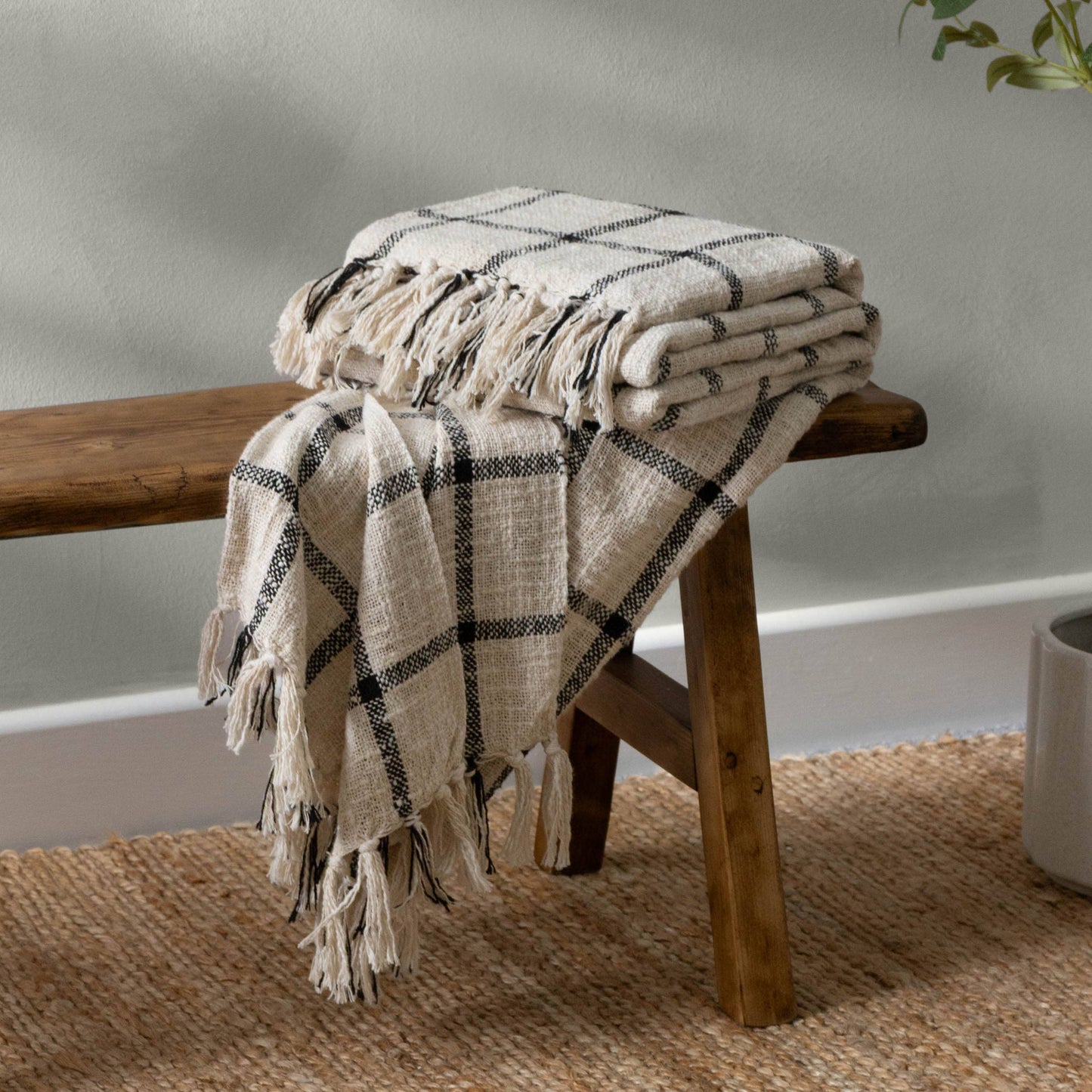 Beni Throw Natural/Black