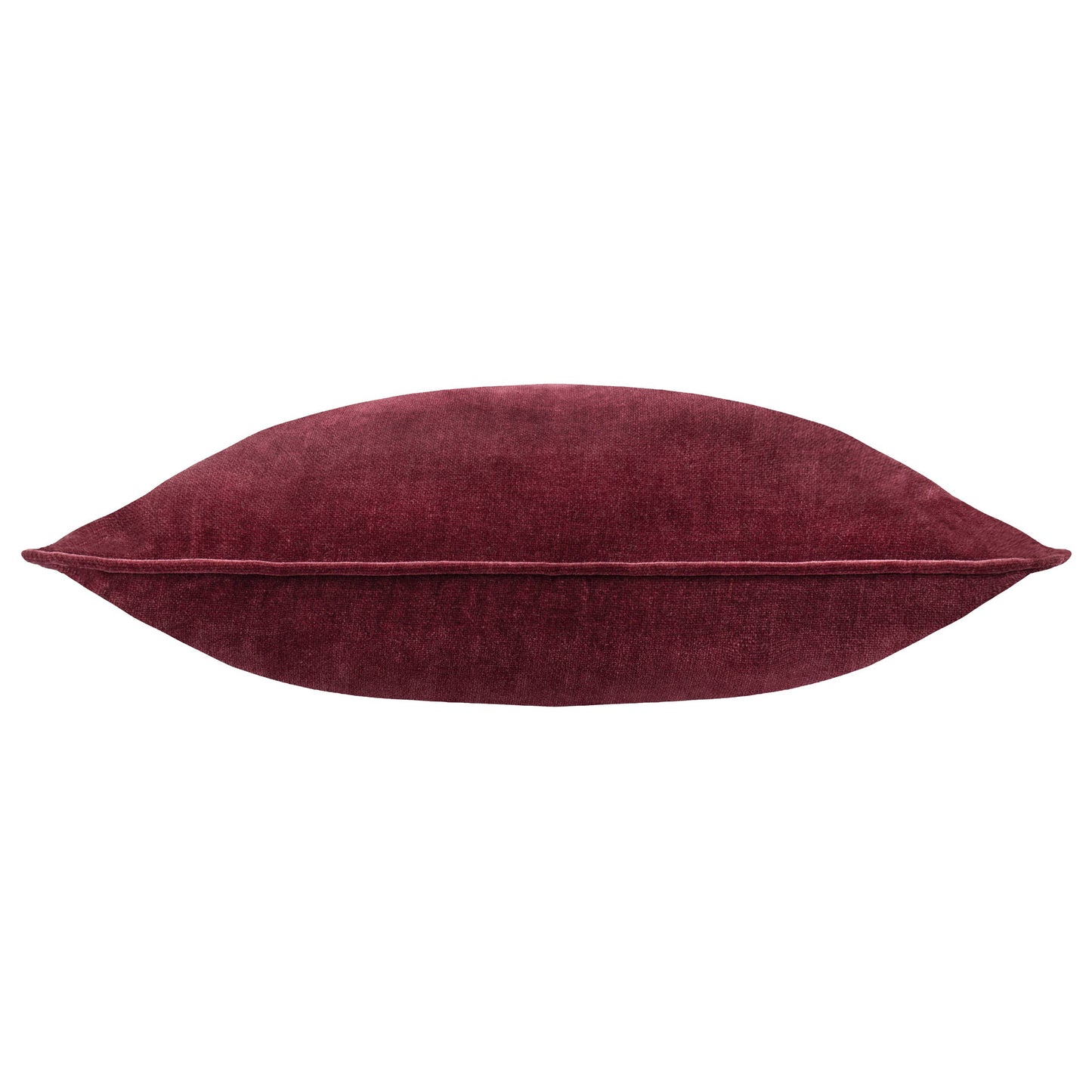 Heavy Chenille Piped Cushion | Beetroot