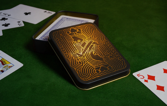Playing Card Tin With Cards