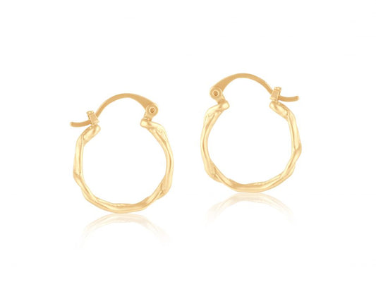 Valeria Organic Little Hoop Earrings