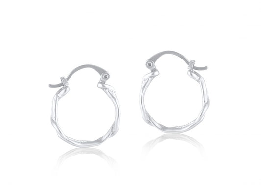 Valeria Organic Little Hoop Earrings
