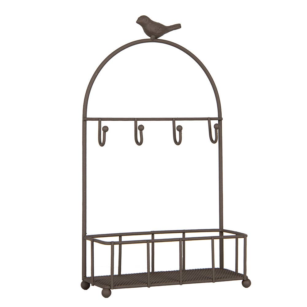 Vintage Style Metal Key Rack