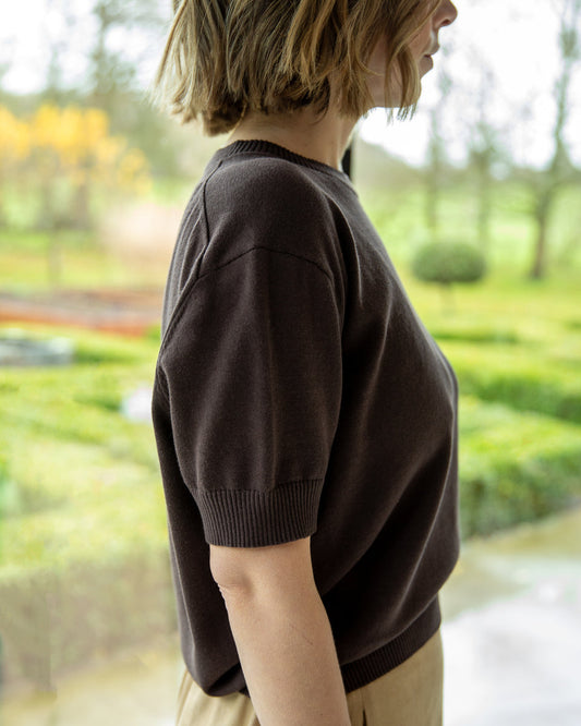 Chalk | Casey Top | Chocolate