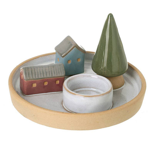 Christmas Ceramic Tea Light Holder