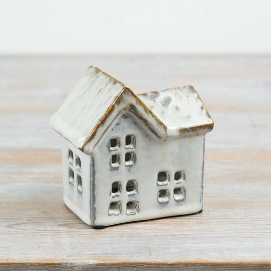 Ceramic Tea Light House | 11cm