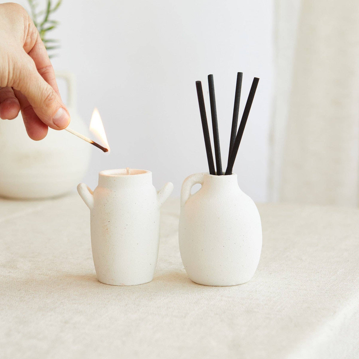Pip Diffusers Alskar Mini Candle & Diffuser Gift Set – Jasper & Pip