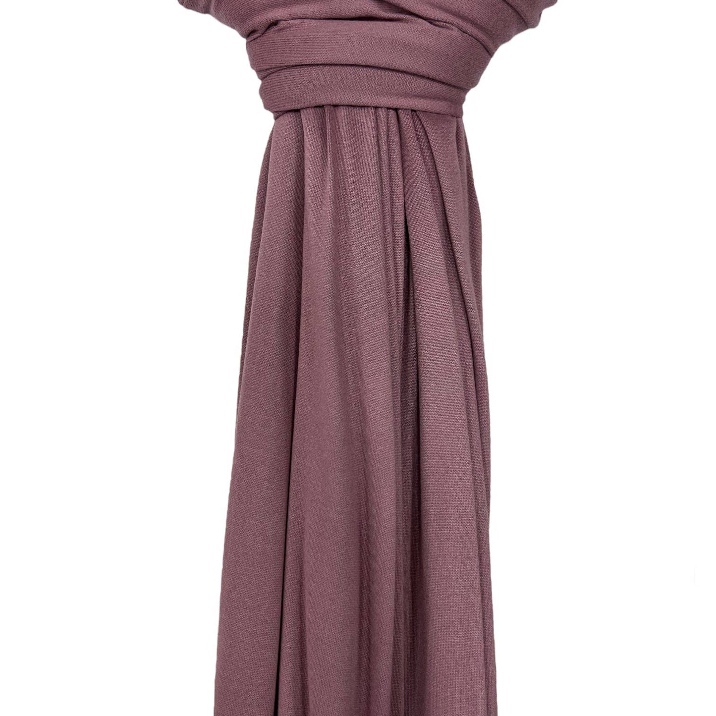 Recycled Viscose Premium Jersey Neat Edge Finished Plain Scarf