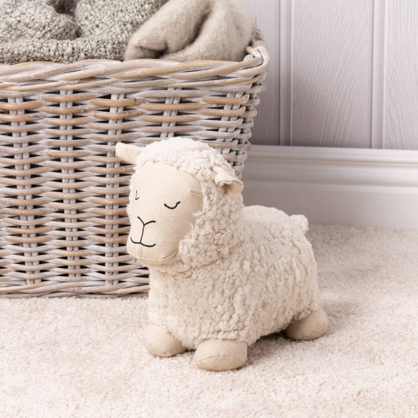 Sheep Door Stop | White