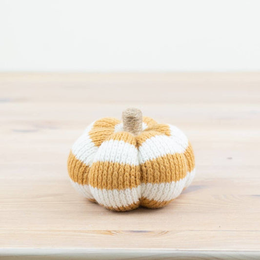 Fabric Striped Pumpkin