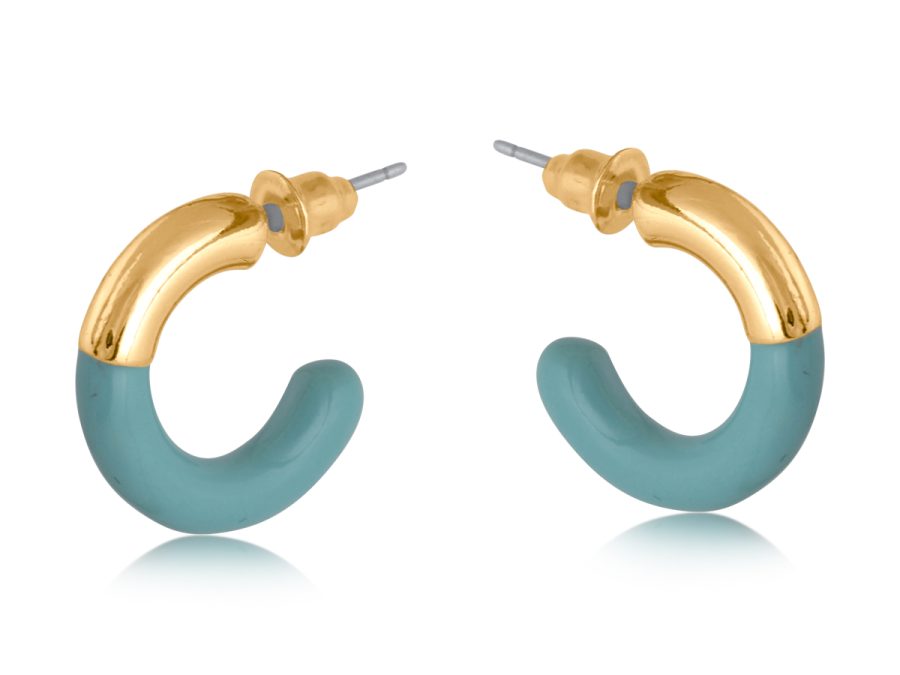 Salome Two Tone Enamelled Earrings