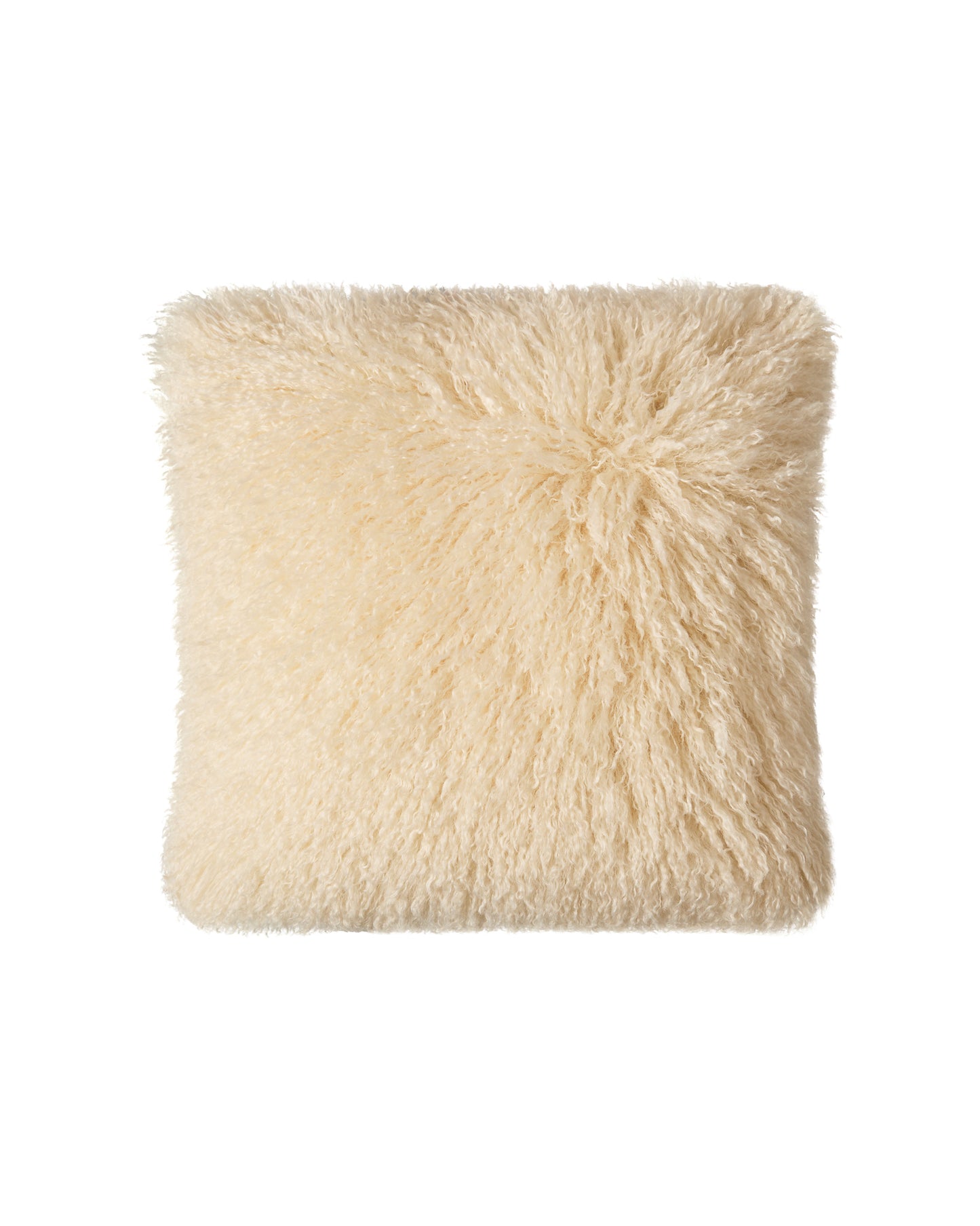 Jasper Square Cushion | Afghan | Cream