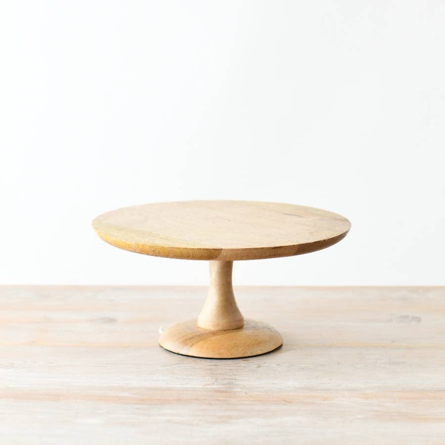Mango Wood Cake Plate 25cm