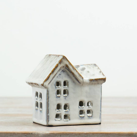 Ceramic Tea Light House | 11cm