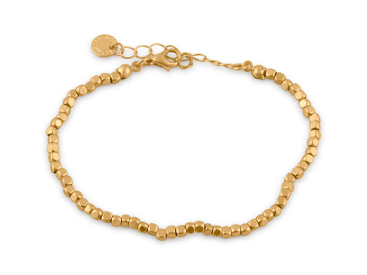 Salome Beaded Matte Plated Bracelet