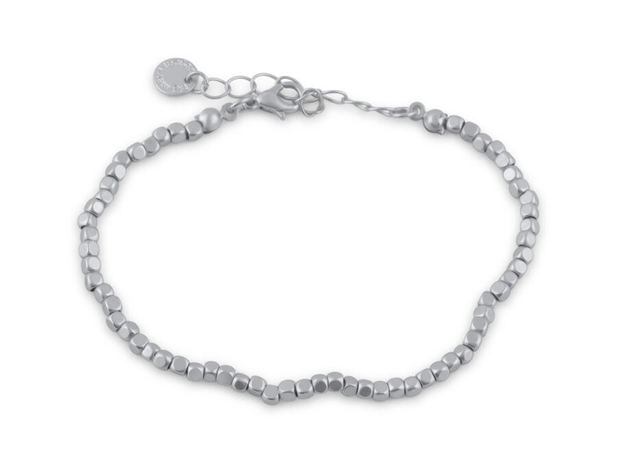 Salome Beaded Matte Plated Bracelet