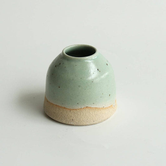 Mint Green Mini Bud Vase Stoneware