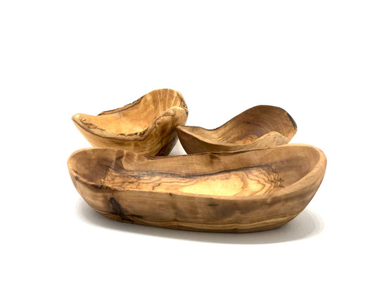 Rustic bowl approx. 14 — 16 cm olive wood