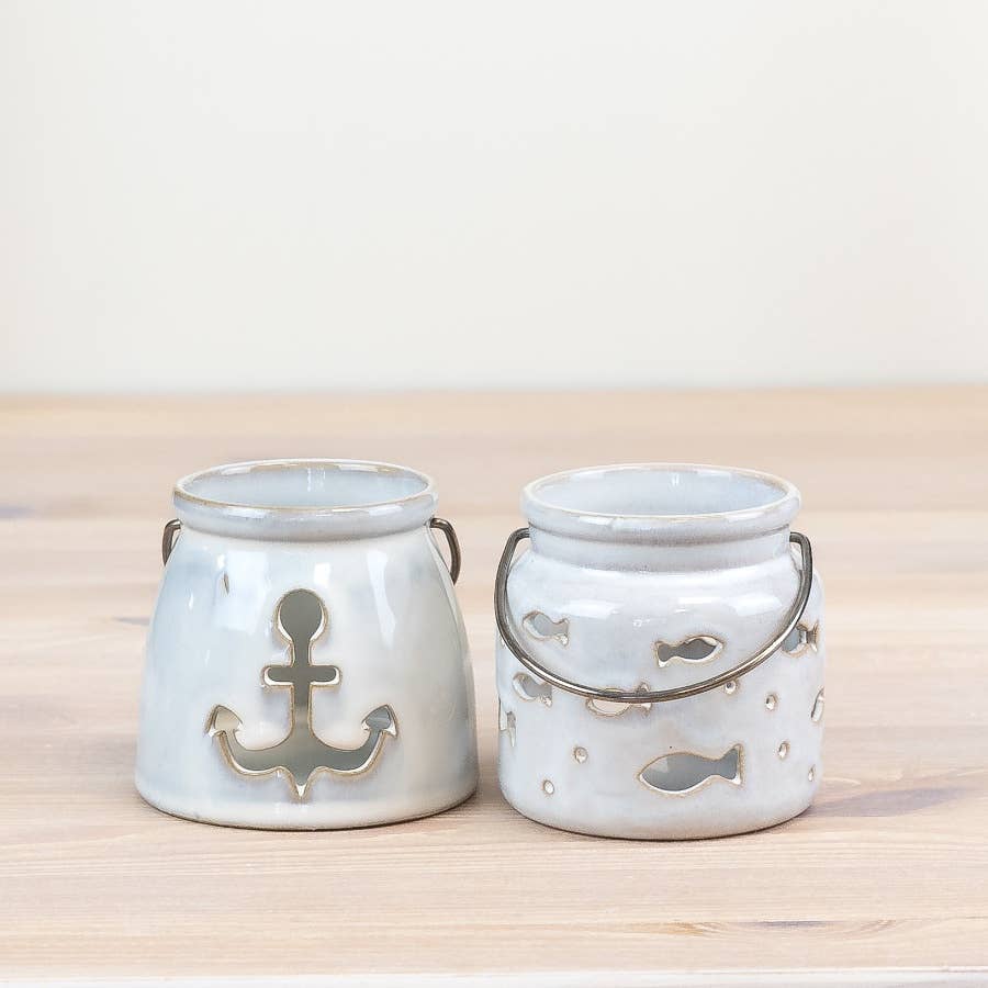 Cut out Fish Candle Holder, 7.8cm