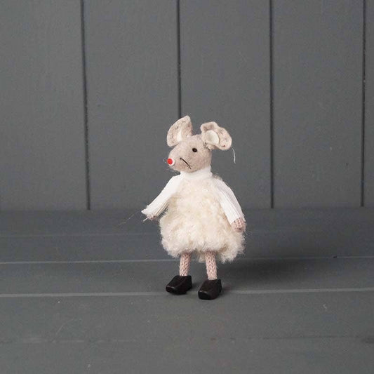 Fabric Mouse In Clogs