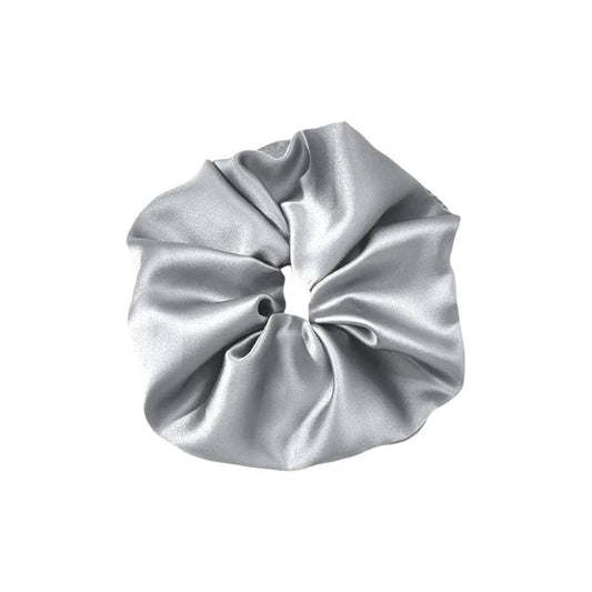 Extra Large Silky Scrunchie | Silver