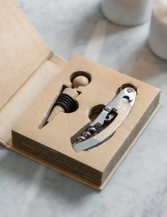 Bottle Opener & Stopper Set