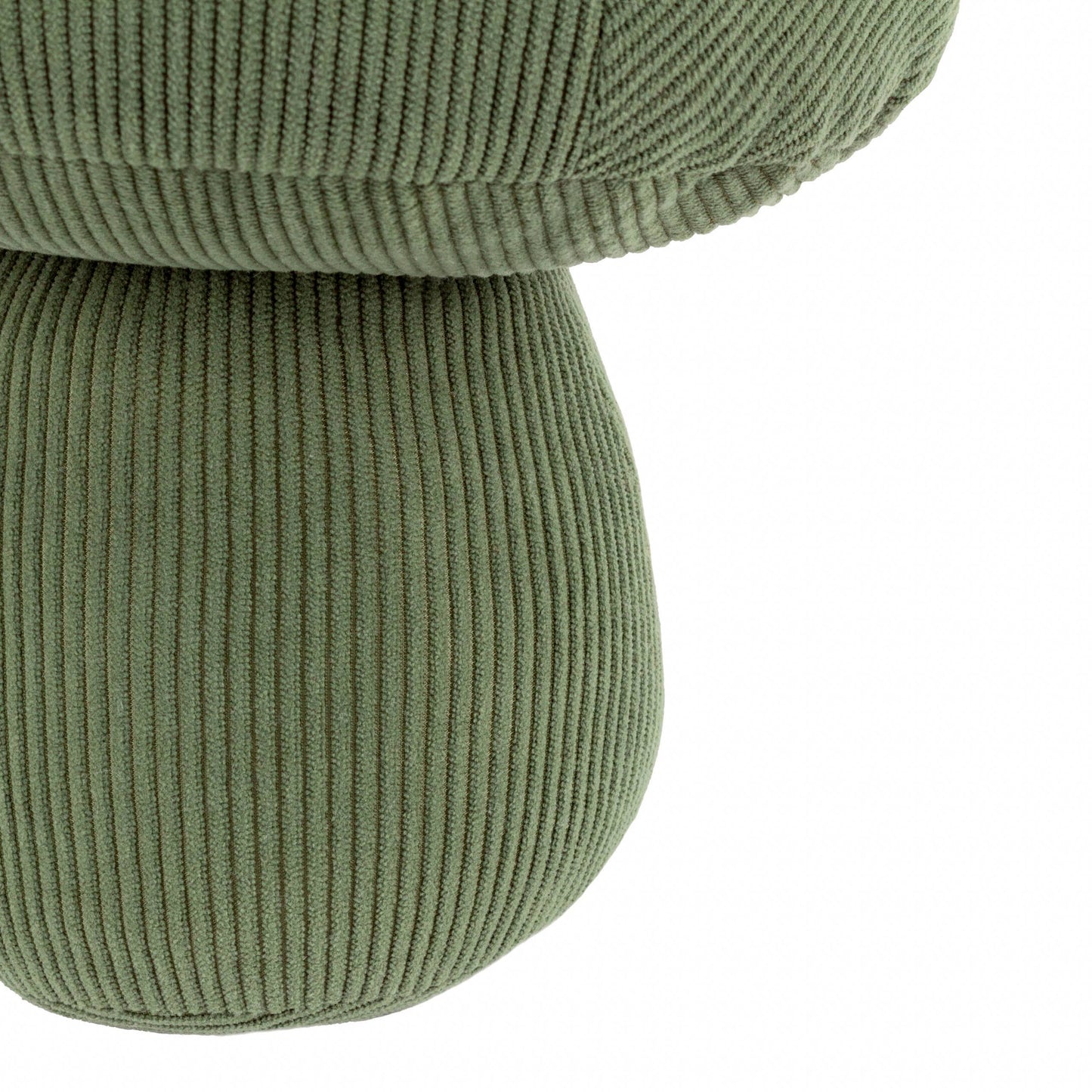 Cord Mushroom Door Stop | Forest Green