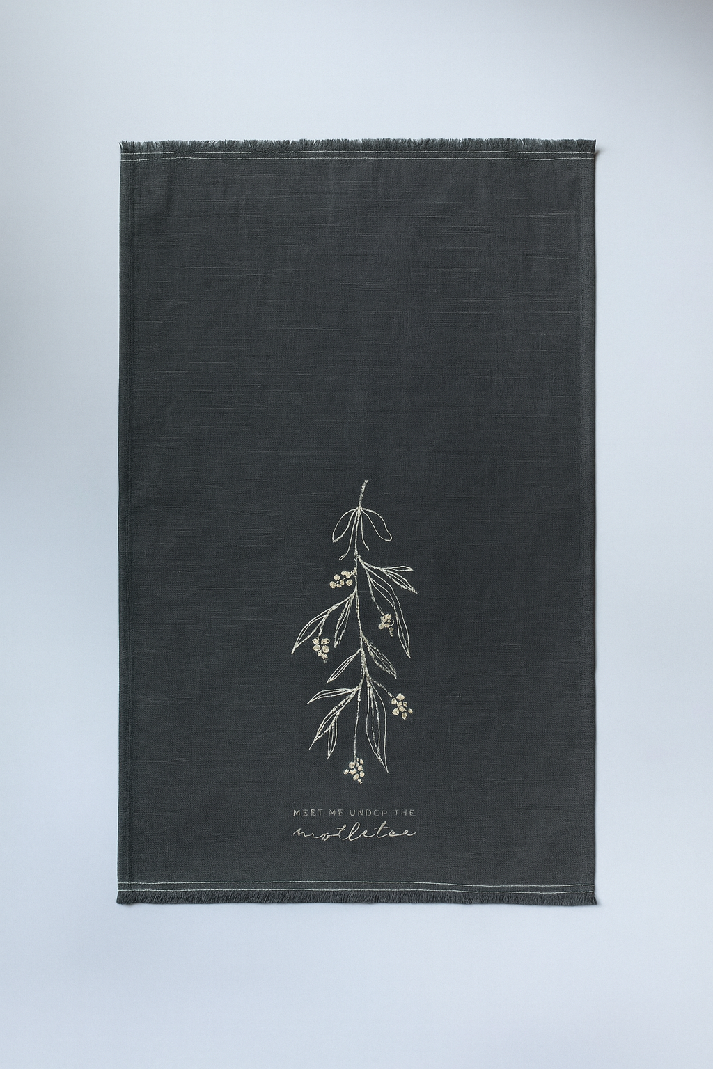 Meet Me Under the Mistletoe Tea Towel