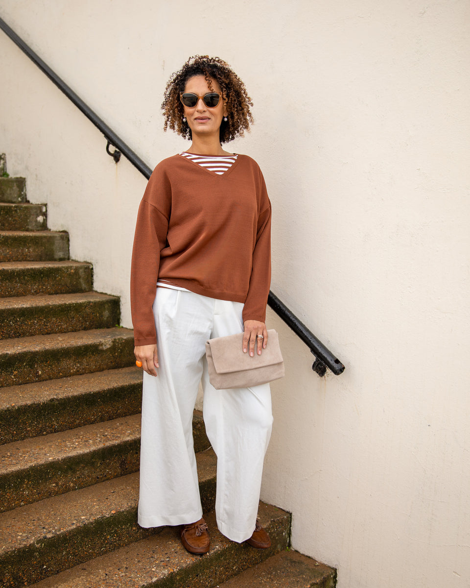 Chalk | Jasmine Trouser | Off White