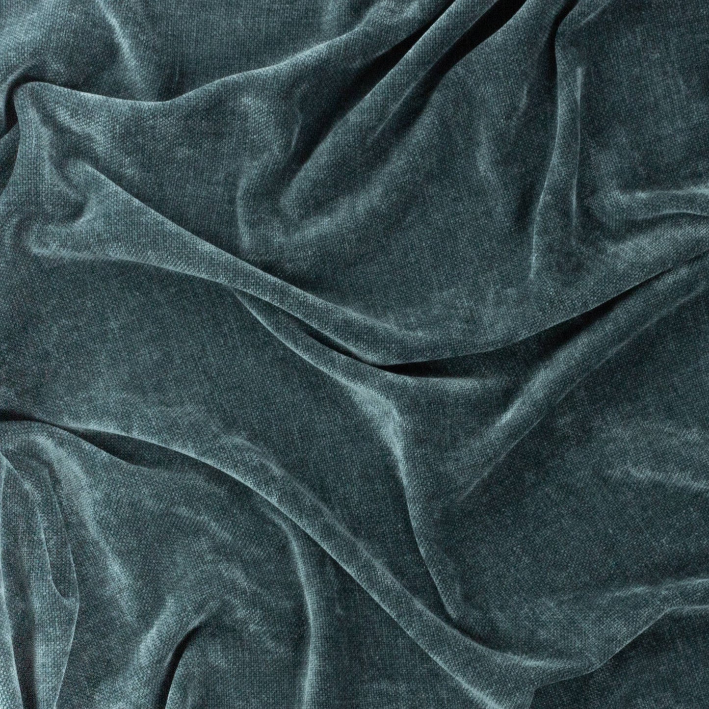 Heavy Chenille Velvet Throw Marine