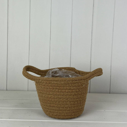 Small Basket With Ear Handles
