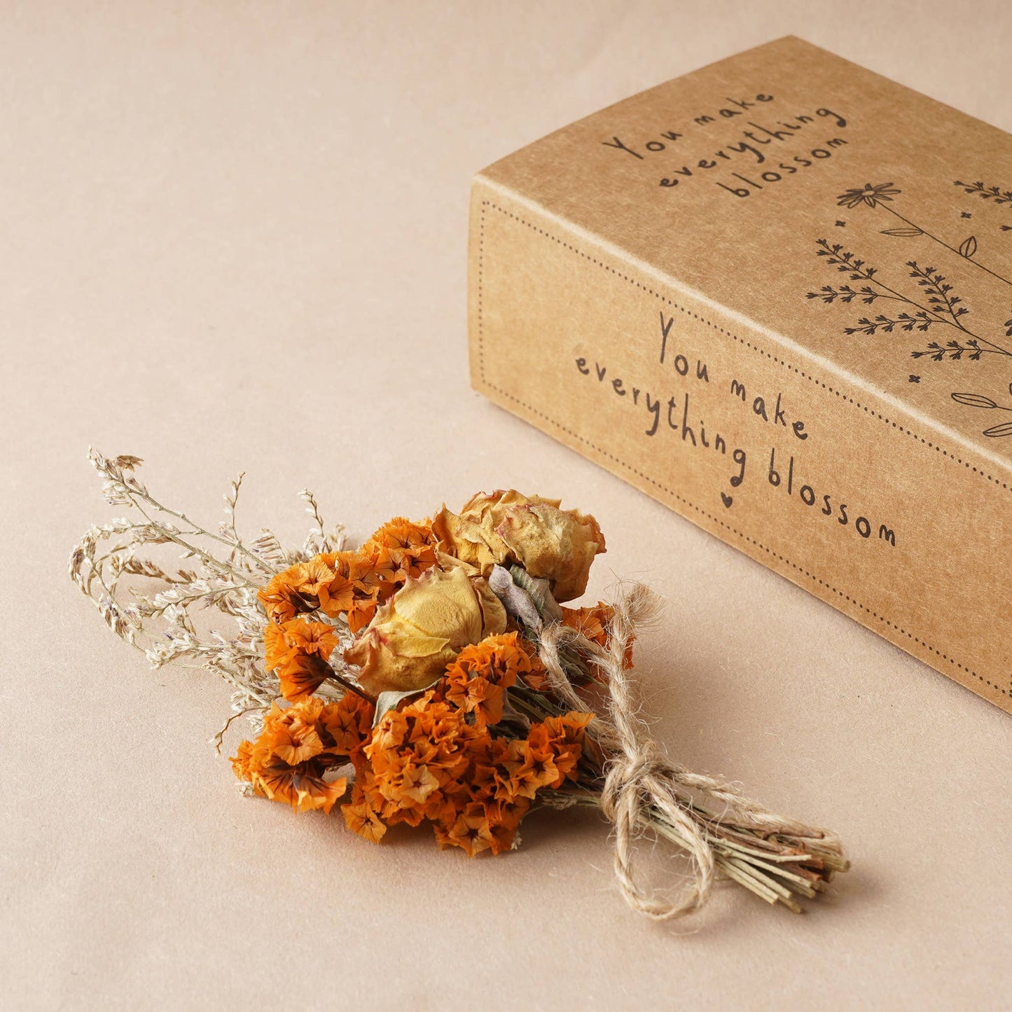 Send With Love Dried Flower Bouquets In a box
