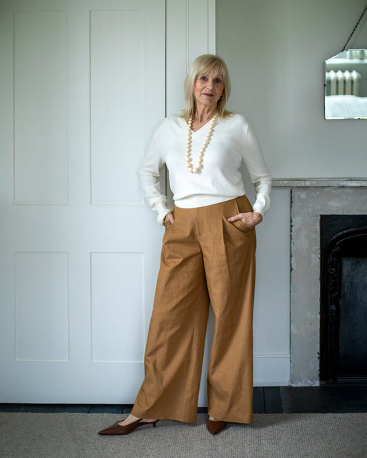 Chalk | Jasmine Trouser | Tan